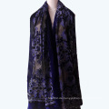 Klassische Burnt-out Velvet Blue Schals Shawls Factory Customized